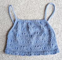 Crop Top, Tank Top - hellblau blau - PULL & BEAR - Gr. XS Hessen - Riedstadt Vorschau