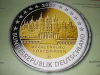 2 EURO, Alle 5 Gedenkmünzen im Folder,2007 Mecklenburg-Vorpommern Nordrhein-Westfalen - Harsewinkel Vorschau