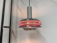 CARL THORE Designerlampe silber lila Aluminium Hängelampe Deckenlampe Dänisches Mid Century Design 60er 70er Seltenheit Rarität Berlin - Mitte Vorschau