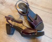 Softclox Sandalen Plateau 39 burgunder bordeauxrot Leder WIE NEU Innenstadt - Köln Altstadt Vorschau