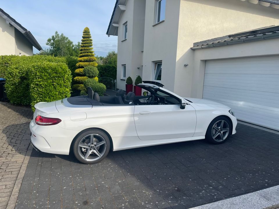 Mercedes-Benz C 250 Cabrio 9G/AMG-LINE/AIRSCARF/AIRCAP/AHK/U21 in Mayen