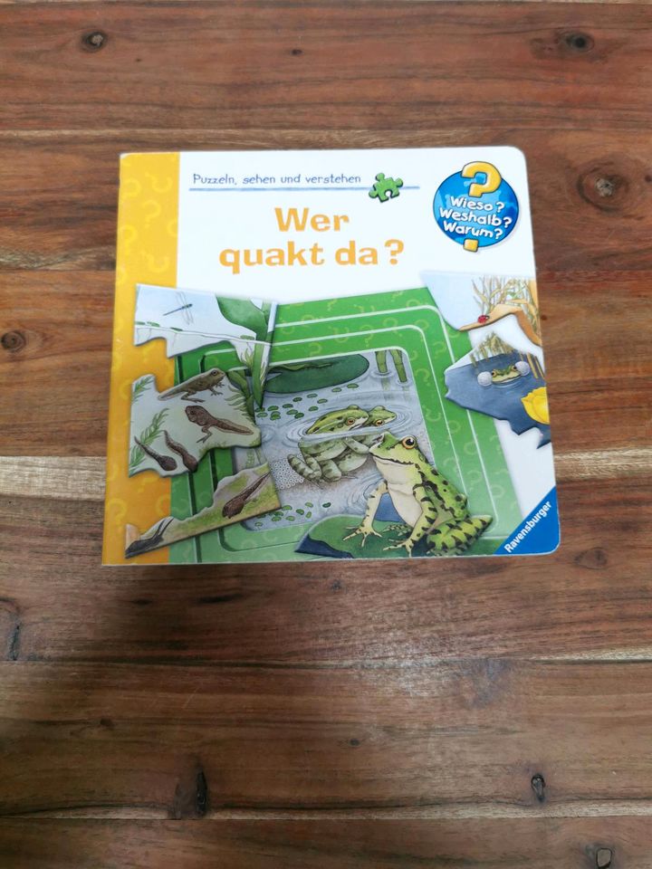 Wieso? weshalb? warum? Puzzle Buch, wer quakt da? in Aresing