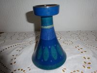 KMK Keramik  Kerzenhalter/Vase blau - Vintage 80iger Jahre Dithmarschen - Heide Vorschau