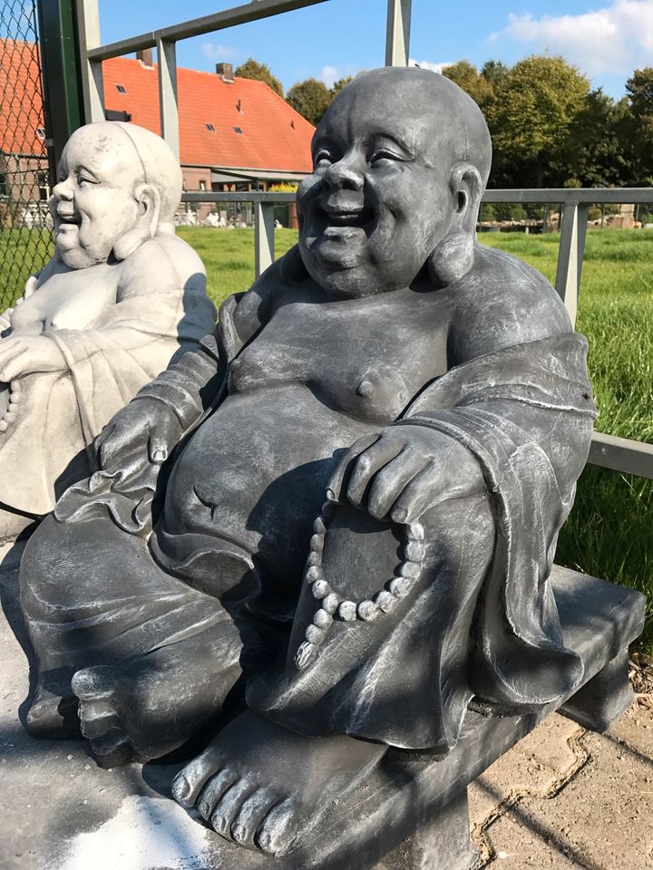 XL 140kg Glücksbuddha dicker lachender Happy Buddha Tempelbuddha in Saarbrücken