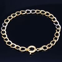 Goldarmband Armband 585 14K ECHT Gold 20cm 6mm Bicolor NEU Ankerarmband Schmuck Berlin - Neukölln Vorschau