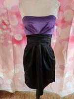 Amisu Abschlusskleid Jugendweihe Größe 36 schwarz lila Sachsen - Borna Vorschau