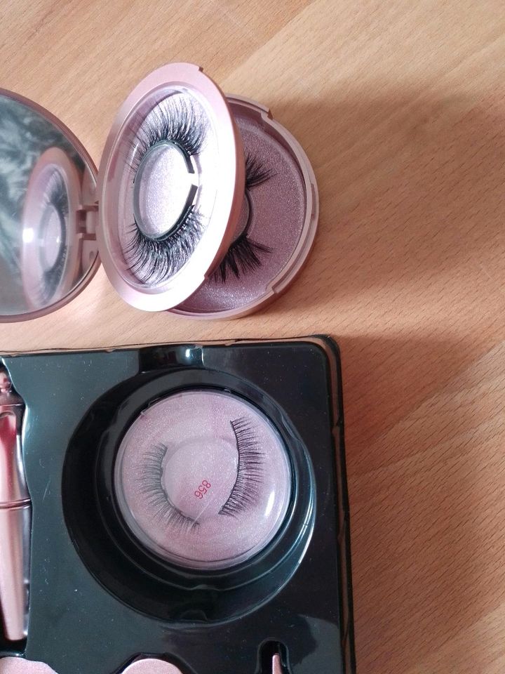 3 Paar magnetische falsche Wimpern magnetic Eyeliner & eyelashes in Haßloch