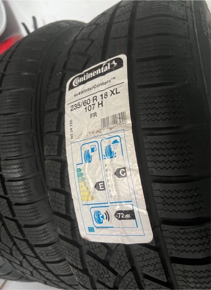 Continental Winterreifen Neu 235/60  R 18 Xl auf Alufelgen in Halstenbek