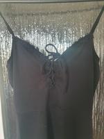 schwarzes Sommerkleid mit Rosenapplikationen Thüringen - Jena Vorschau