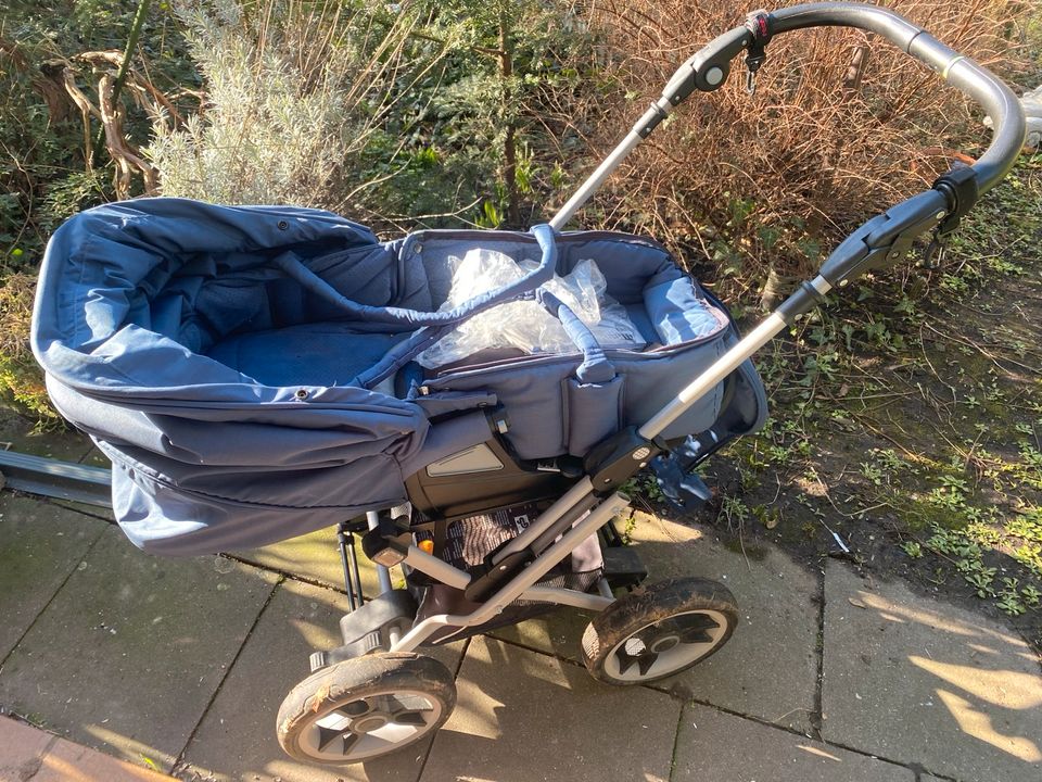 Teutonia Prestige Kinderwagen/-Buggy Baby Schale blau 2 in 1 in Heidelberg