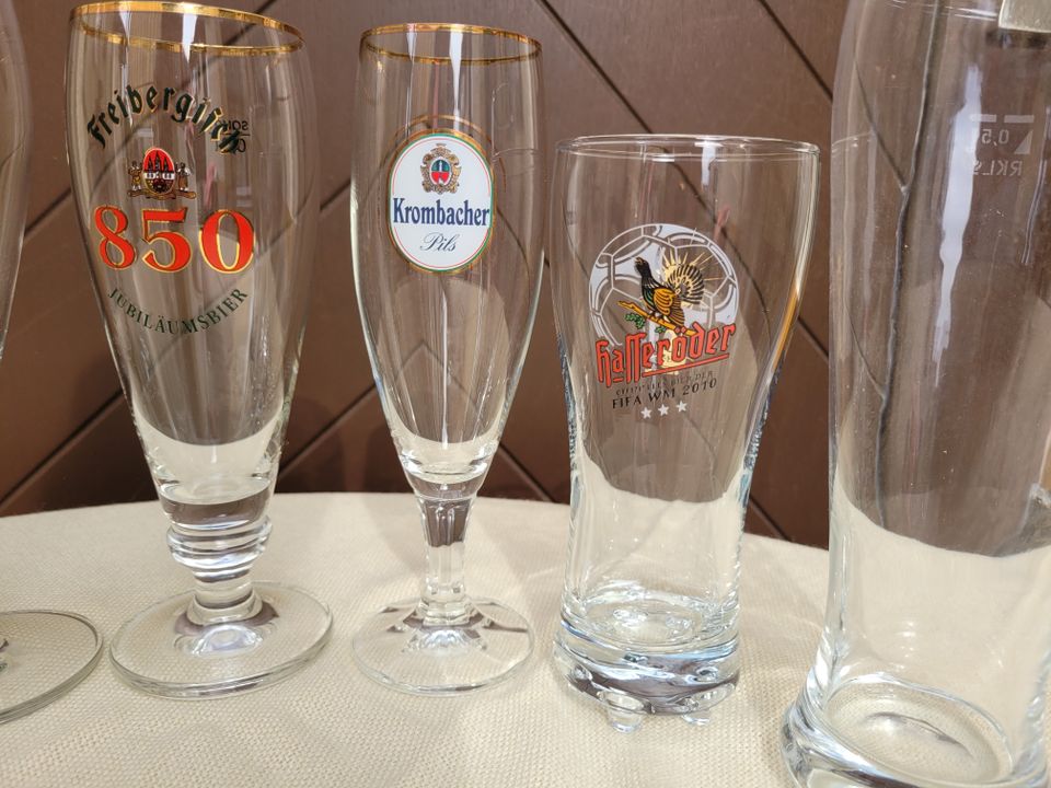 7 Biergläser/Biertulpen in Breitungen