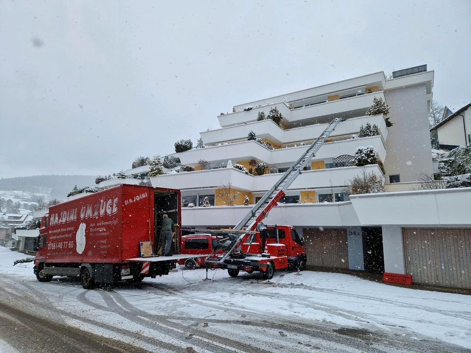 Möbellift Aussenaufzug bis zu 27 m in Freiburg im Breisgau