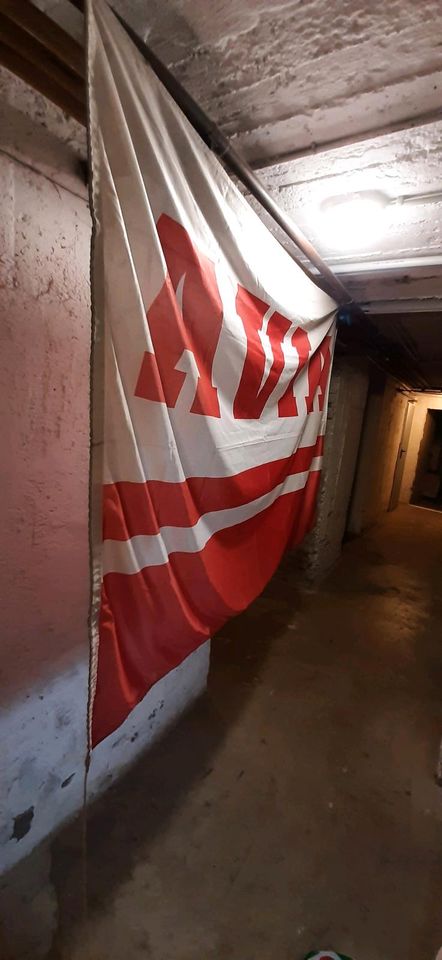 AVIA Fahne Flagge 175cm x 130cm Werbung Garage Deko Dekoration in Jülich