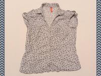 Damen Bluse, Kurzarm, grau, 42, Divided, Blümchen Muster Sachsen - Radeberg Vorschau
