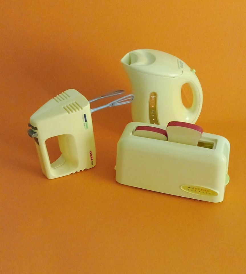 Tefal Mini Toaster Mini Wasserkocher Mini Handmixer Smoby 1990er in Hamburg