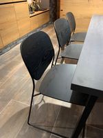 Eleganter Designstuhl, schwarz gebeizt, Stuhl im Abverkauf Baden-Württemberg - Bad Säckingen Vorschau