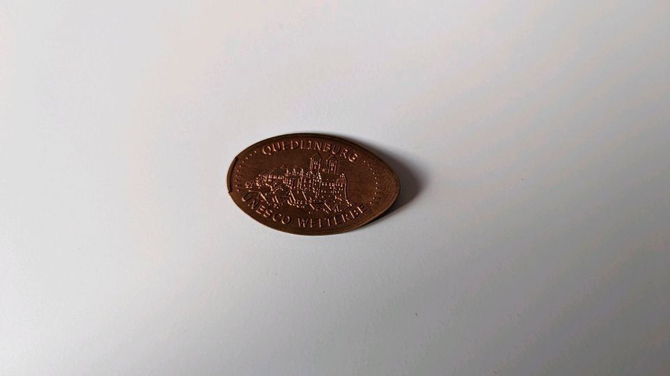 Souvenir-Münze / Elongated Coin - Quedlinburg in Leipzig