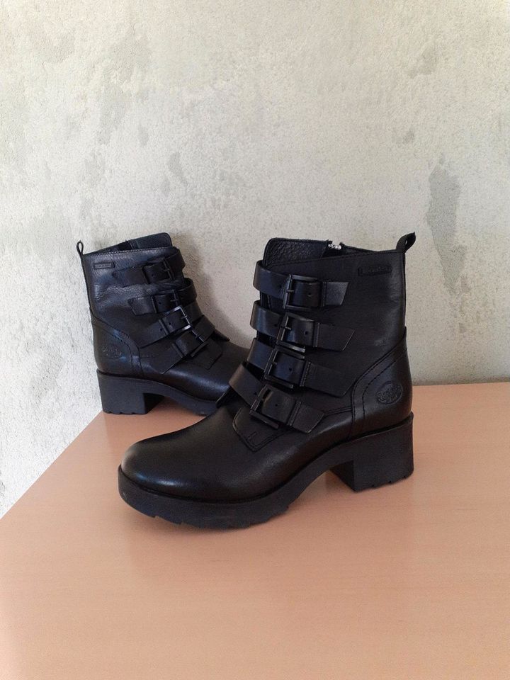 Dockers Leder Stiefel Stiefeletten 39 NEU Biker Boots in Merchweiler