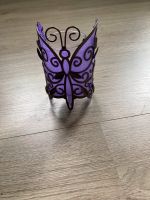 Partylite Votivkerzenhalter Mariposa/ Schmetterling lila Sachsen-Anhalt - Aschersleben Vorschau