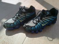 Nike Shox TL black racer blue vapor green Größe 42 Thüringen - Eisenberg Vorschau