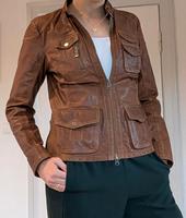 Gipsy by Mauritius Lederjacke Echtleder Größe M braun Wandsbek - Hamburg Volksdorf Vorschau