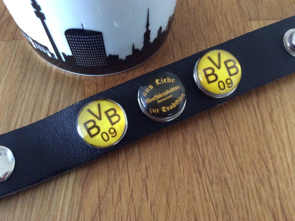 Dortmund Porzellanbecher, Borussia BVB KinderArmband in Barmstedt