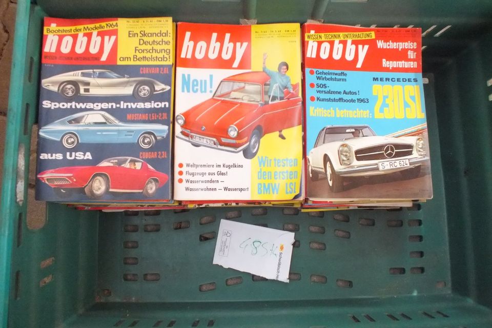 Hobby Zeitschrift Oltimer Technik 60er Jahre Auto Motorrad 48stk in Pocking