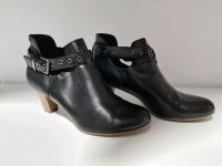 Stiefelette schwarz mit Absatz (Gr. 41) Sachsen-Anhalt - Coswig (Anhalt) Vorschau