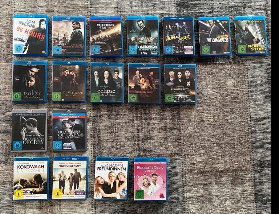 Blu Rays (Liam Neeson,FSOG,Twilight..)- Preis pro Stück! in Lichtenau