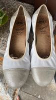 Damen Ballerina  Lederschuhe ,Gr 41,weiss,Neuwertig Nordrhein-Westfalen - Übach-Palenberg Vorschau