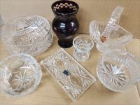 7 Stück Bleikristall + Glasschalen Vase Sachsen - Zschopau Vorschau