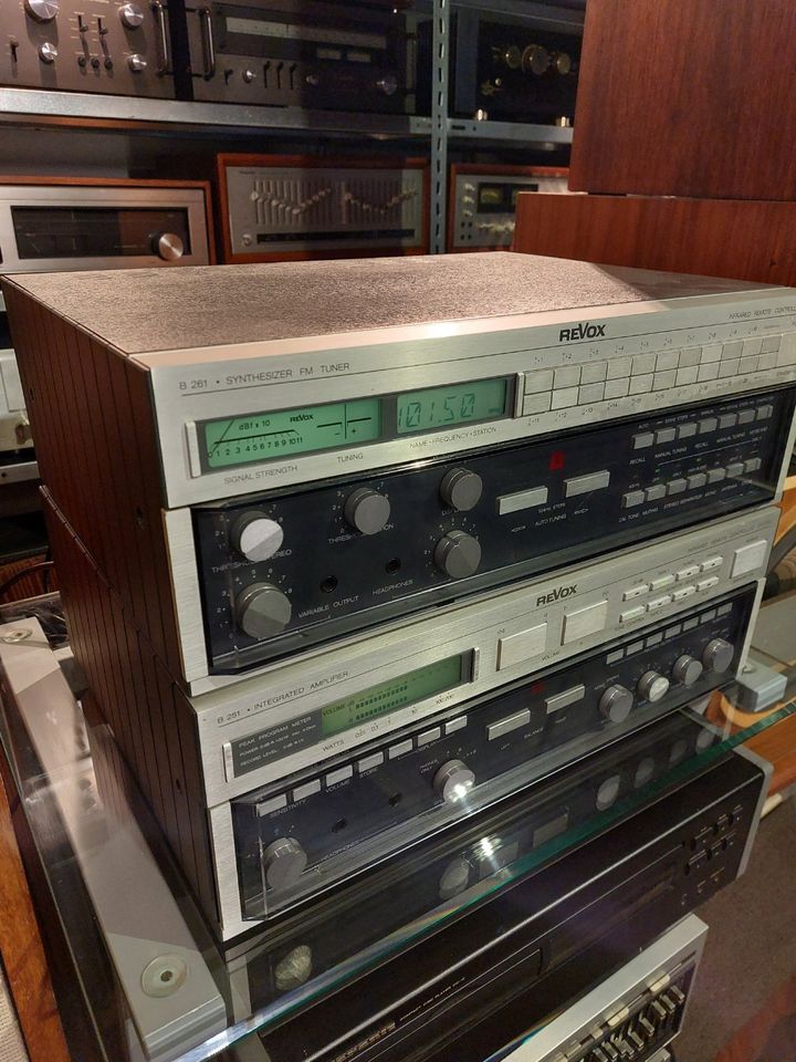 Revox B 251 Verstärker Phono MM+MC und Revox Tuner 261 in Herrnburg