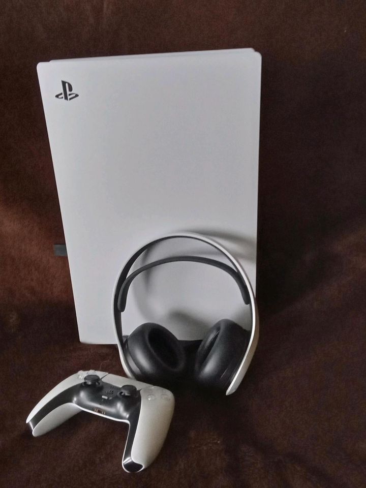 PS5 Playstation 5 mit Pulse 3D Headset in Dannenberg (Elbe)