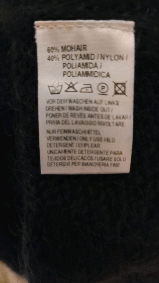 Marc O'Polo Damen Mohair Pullover V-Ausschnitt dunkelblau in Solingen