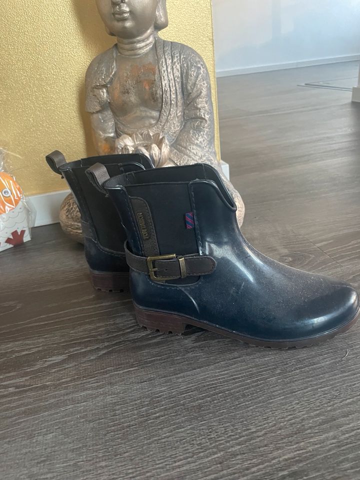 Tom tailor Gummistiefel Stiefel Stiefeletten Gummi regen 36 in Hoyerswerda