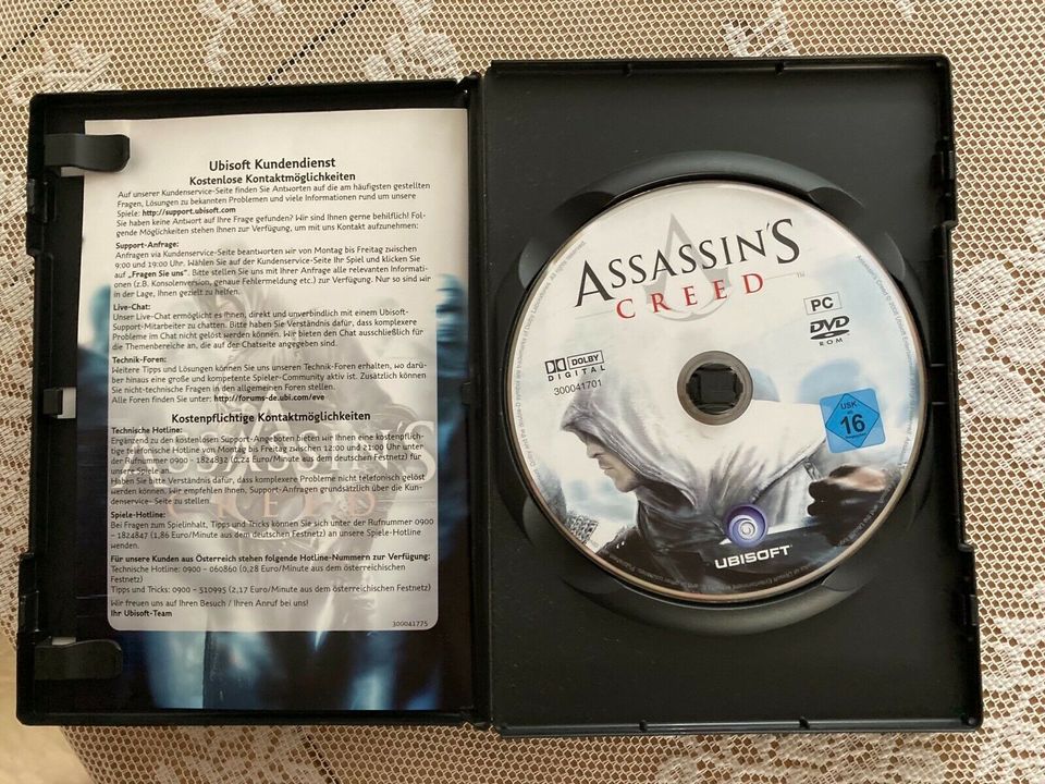 Assassin ‚s creed Pc DVD an 16 Jahre in Mühlhausen-Ehingen