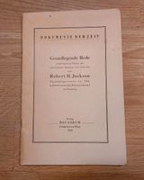 Grundlegende Rede, Robert H. Jackson, 1946 Niedersachsen - Bissendorf Vorschau