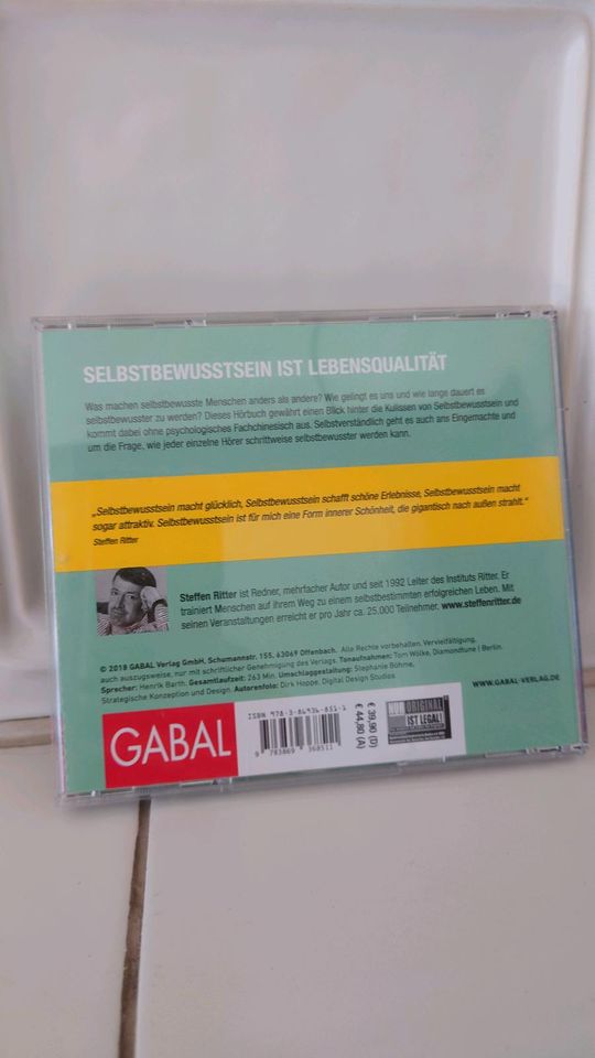 CD Selbstbewusstsein Steffen Ritter MP3 Lebenshilfe Selbsthilfe in Göttingen