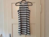 ❗ Gr. M / 38 Kleid Sommerkleid weiß grau gestreift weicher Stoff Leipzig - Schleußig Vorschau