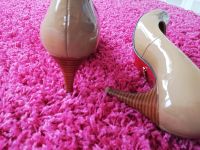 Pumps Belmondo nude Lack NEU Gr. 36 Absatz 8cm High Heels Bochum - Bochum-Ost Vorschau