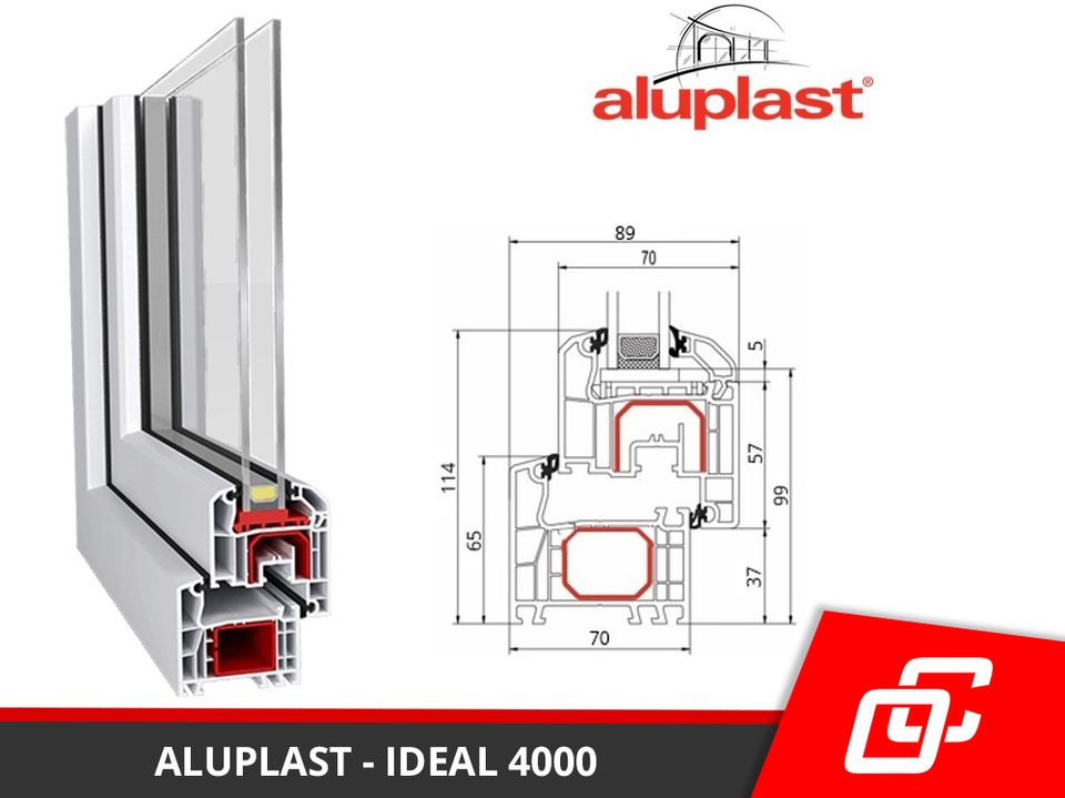 Doppelflügel PVC Fenster nach Maß Einbruchschutz PVC 1450 x 1000mm RC2 Zweifachverglasung Kunststofffenster aus Polen DREH + KIPP Schutz Doppelglas in Görlitz