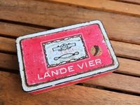 Alte Zigarettendose - Lande Vier L4 - Lande G.M.B.H. Dresden - se Sachsen - Reichenbach (Vogtland) Vorschau