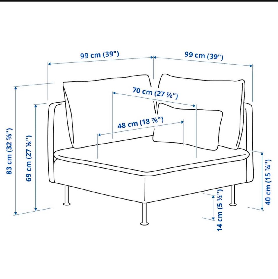 IKEA SÖDERHAMN COUCH in Saalfeld (Saale)