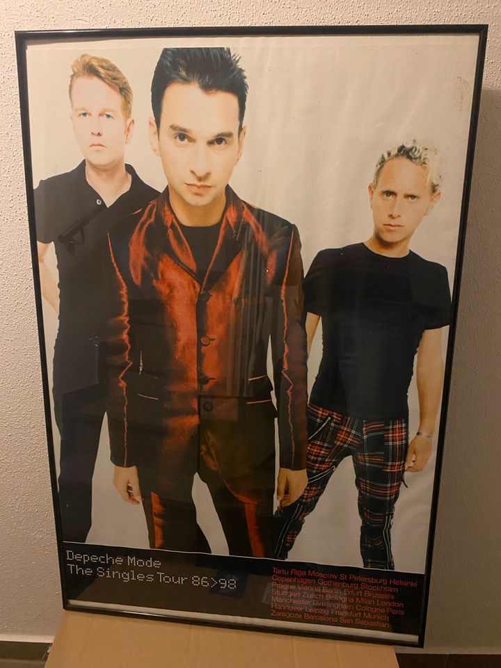 Depeche Mode Poster Plakat The Singles Tour 1986-1998 in München