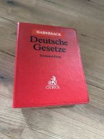 Habersack Deutsche Gesetze Ledereinband mit Stütze Sachsen-Anhalt - Halle Vorschau