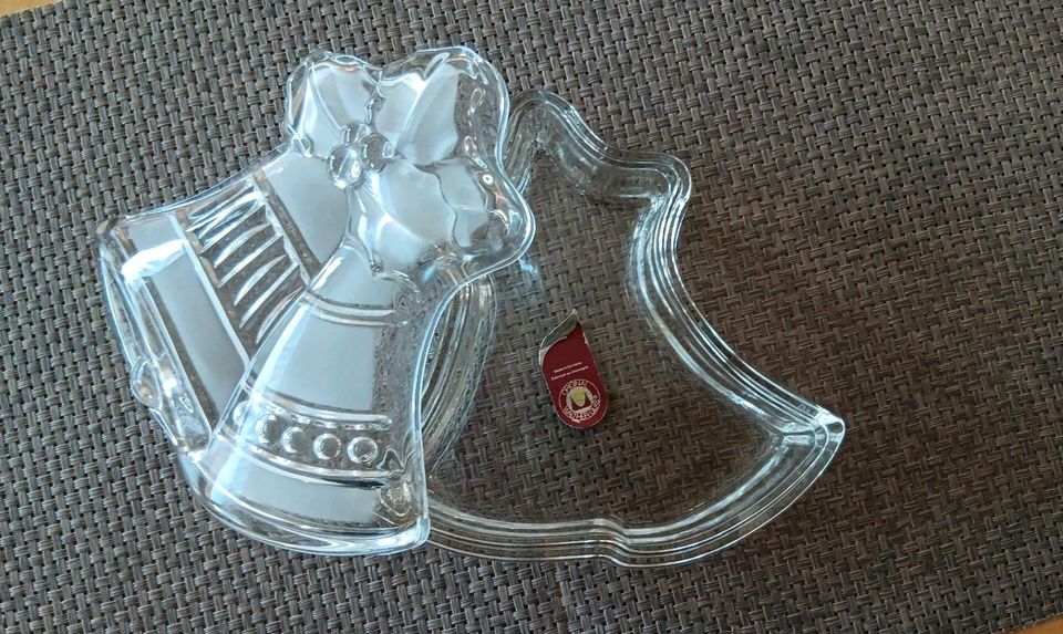 Original Walther Glas Glocken Deckeldose in Deizisau 