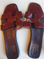 Hermès Schuhe Vintage Sandalen Echt Leder Frankfurt am Main - Bornheim Vorschau