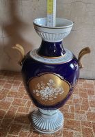 Außergewöhnliche Vase, Lichte/Wallendorf-Porzellan, Kobalt, gold Thüringen - Saalfeld (Saale) Vorschau