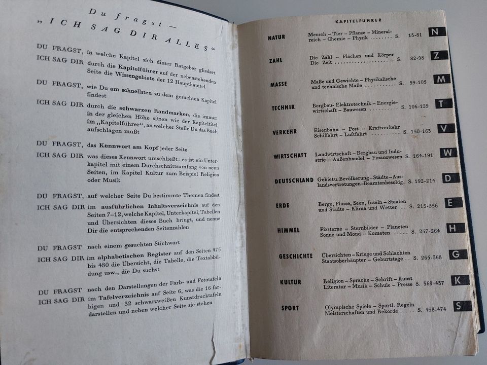 altes Buch : Ich sag dir Alles von 1955 in Voerde (Niederrhein)