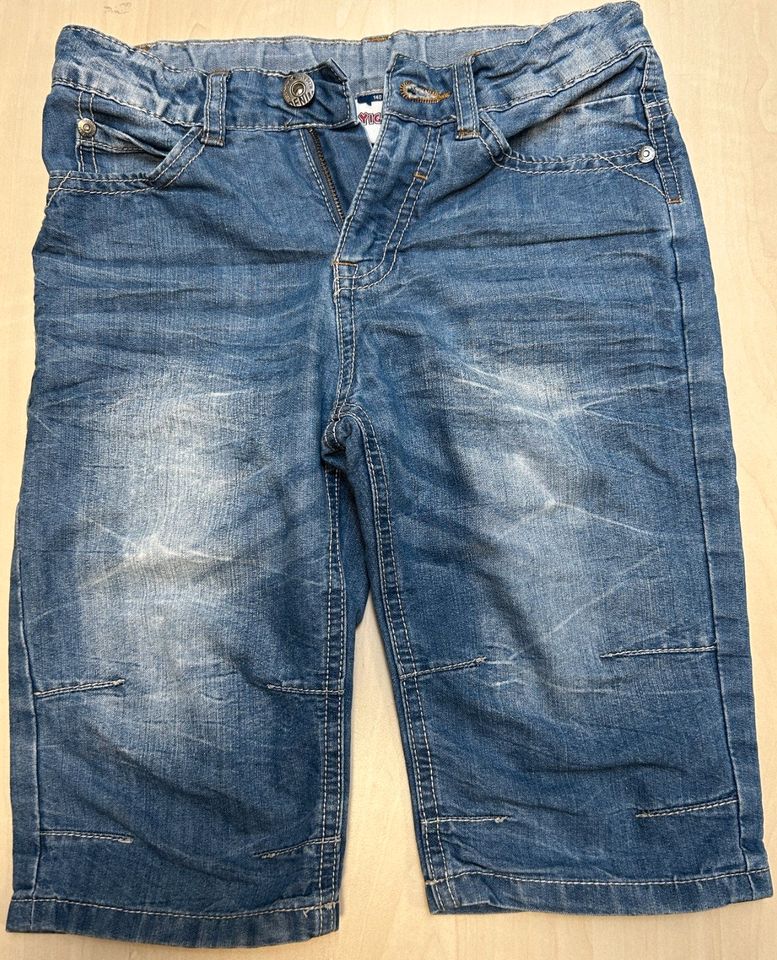 Jeans Hose kurz von yigga - Gr. 140 in Hosenfeld